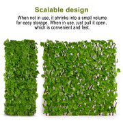 47 in x 14 in artificial grass wall panel for green wall decor