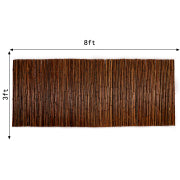 Bamboo garden fence screening for outdoor privacy