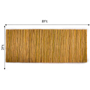 Natural Bamboo Fence Panel – 3 ft x 8 ft Garden Privacy Screen