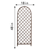 vertical garden trellis panel for vines patios and planters