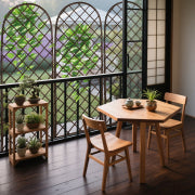 natural willow trellis panel for outdoor plant support