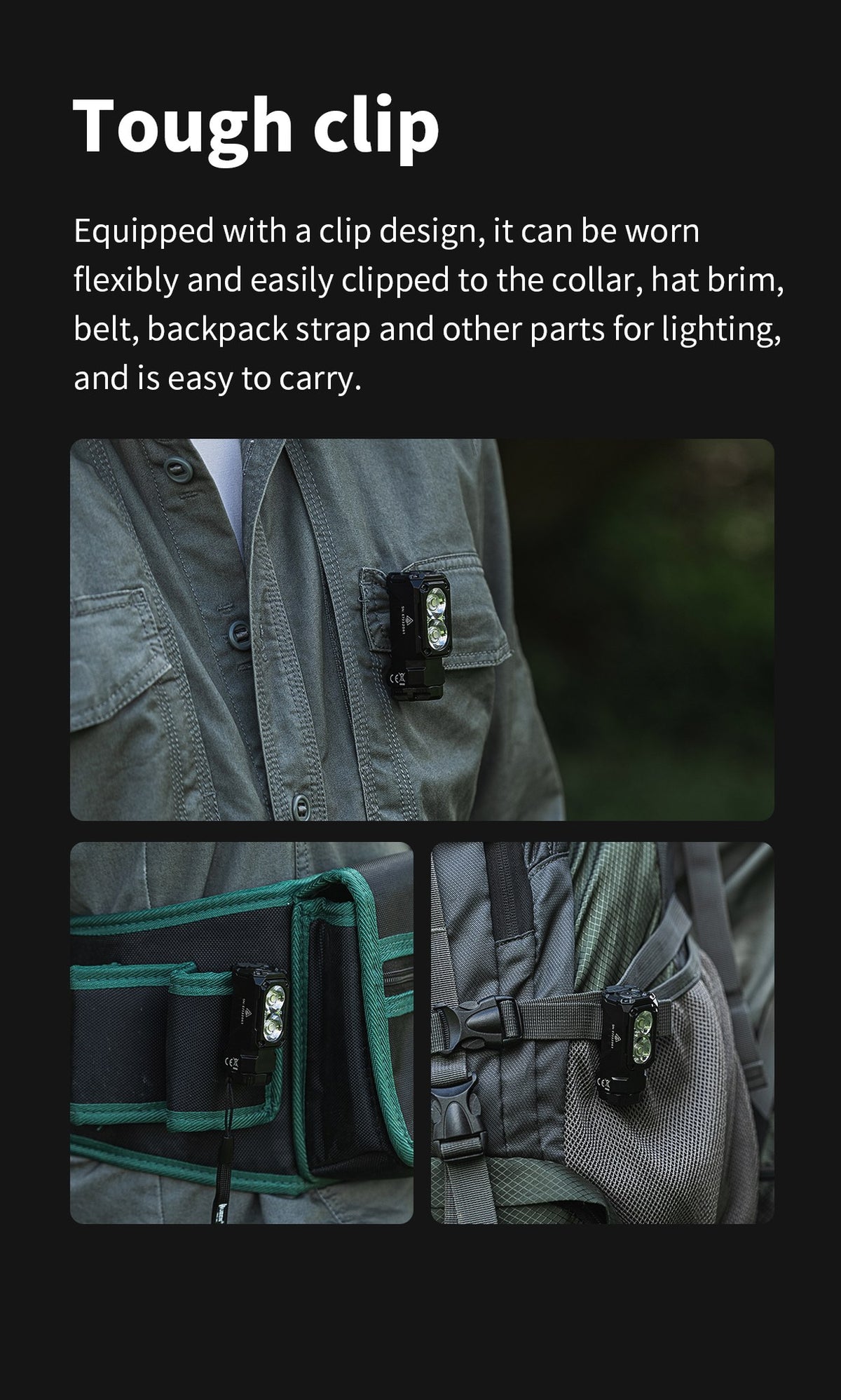 WUBEN E7 rechargeable flashlight accessory image