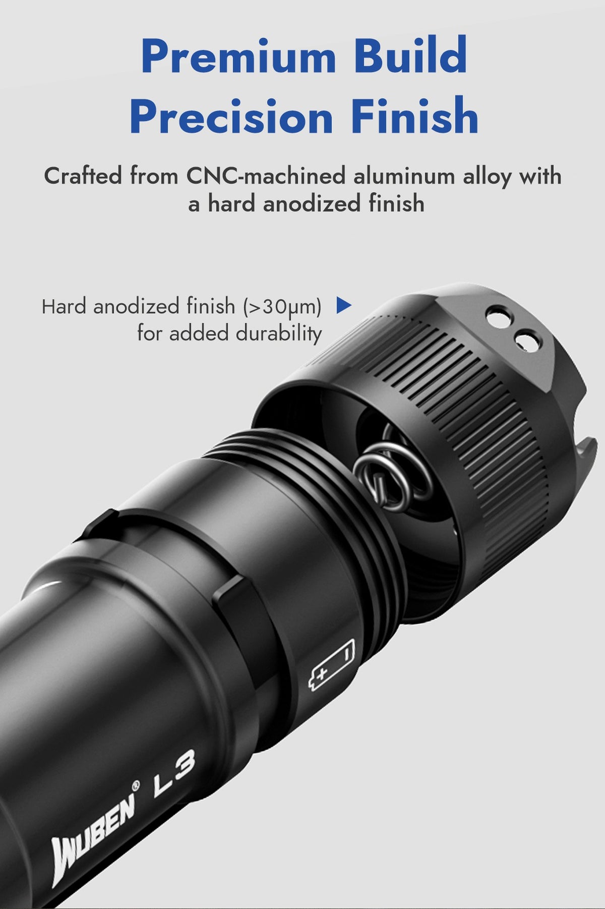 WUBEN L3 flashlight use-case image