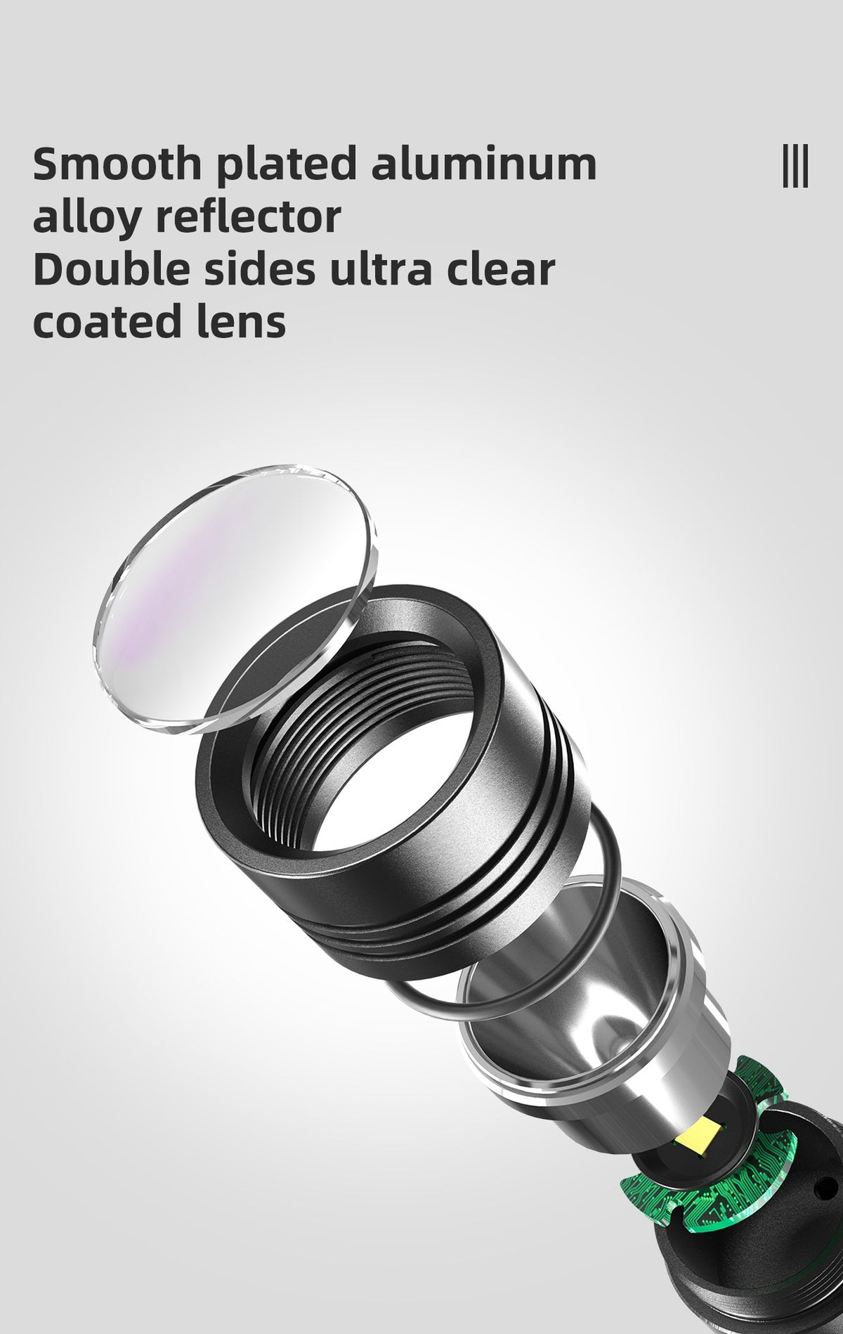 WUBEN L50 flashlight lighting image