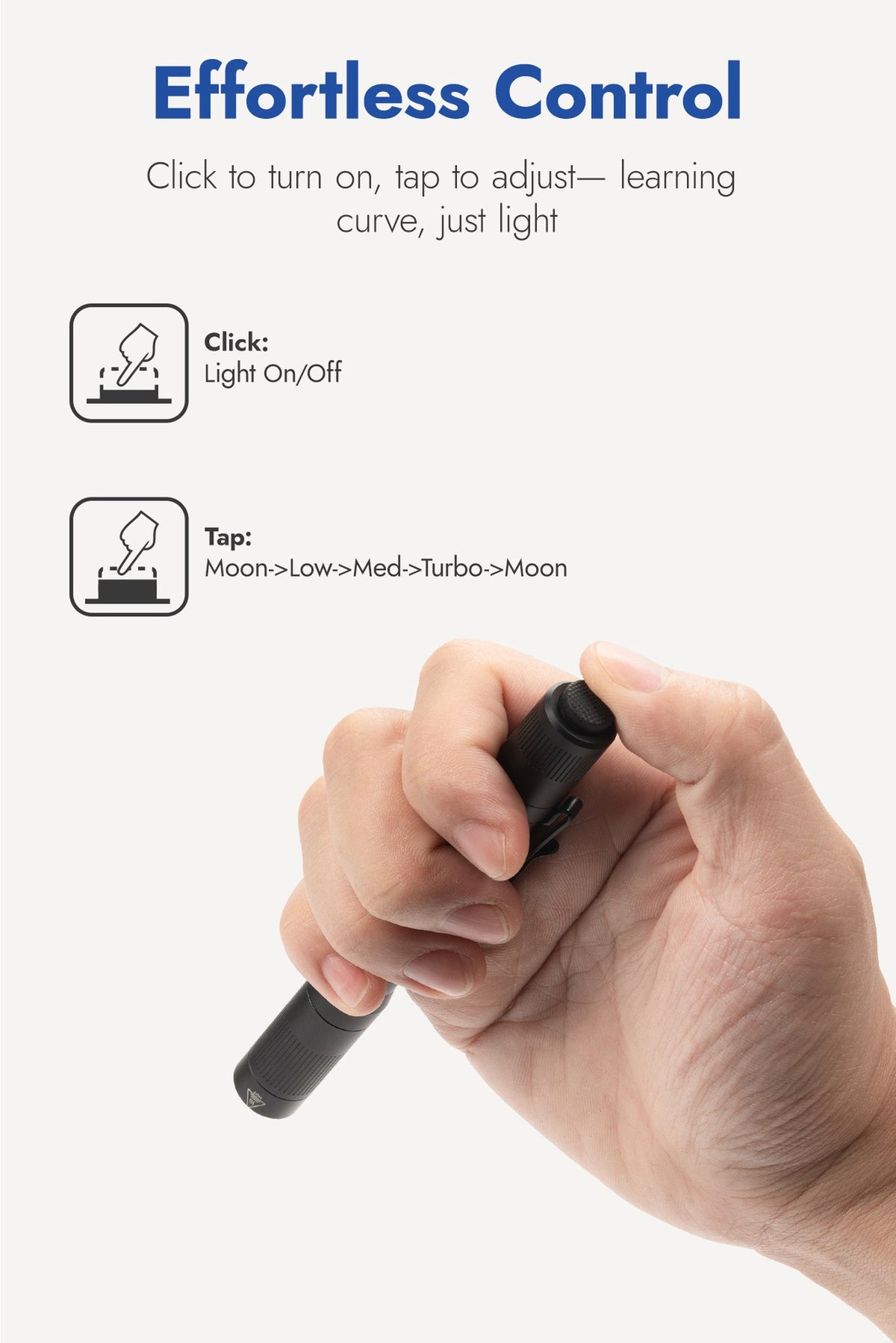 WUBEN PL01 pen flashlight detail image