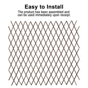Garden trellis for climbing plant support