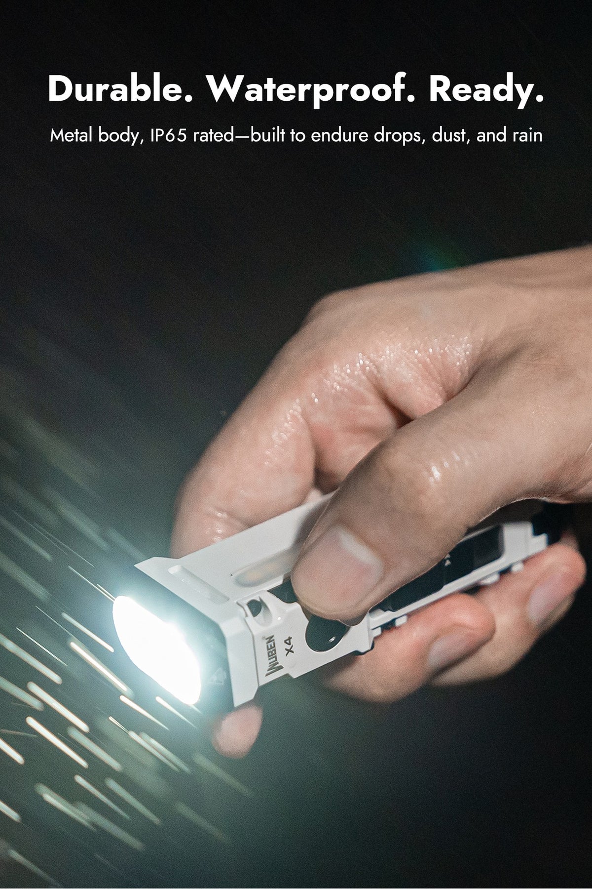 WUBEN X4 compact flashlight overview image