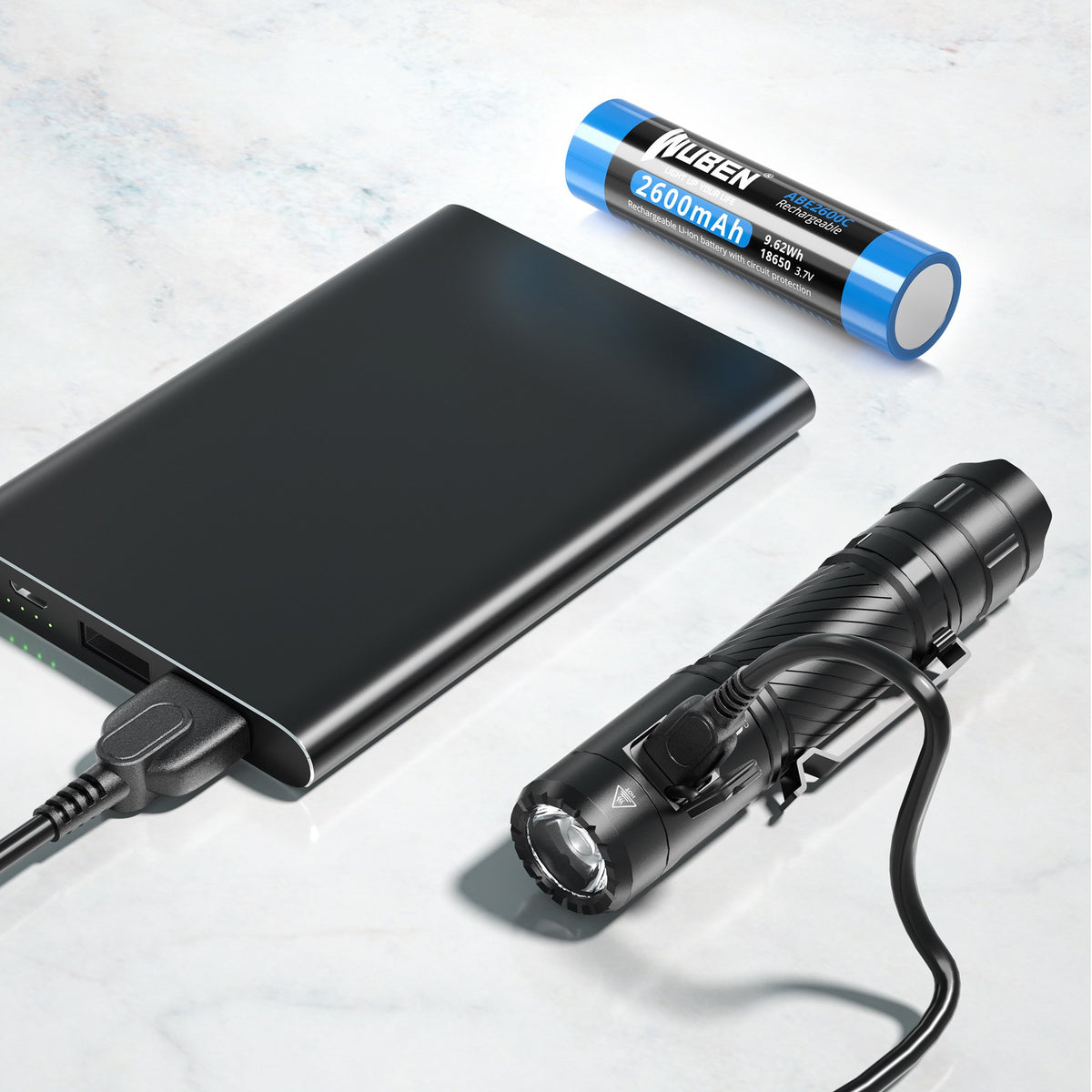 WUBEN C3 outdoor flashlight lighting image