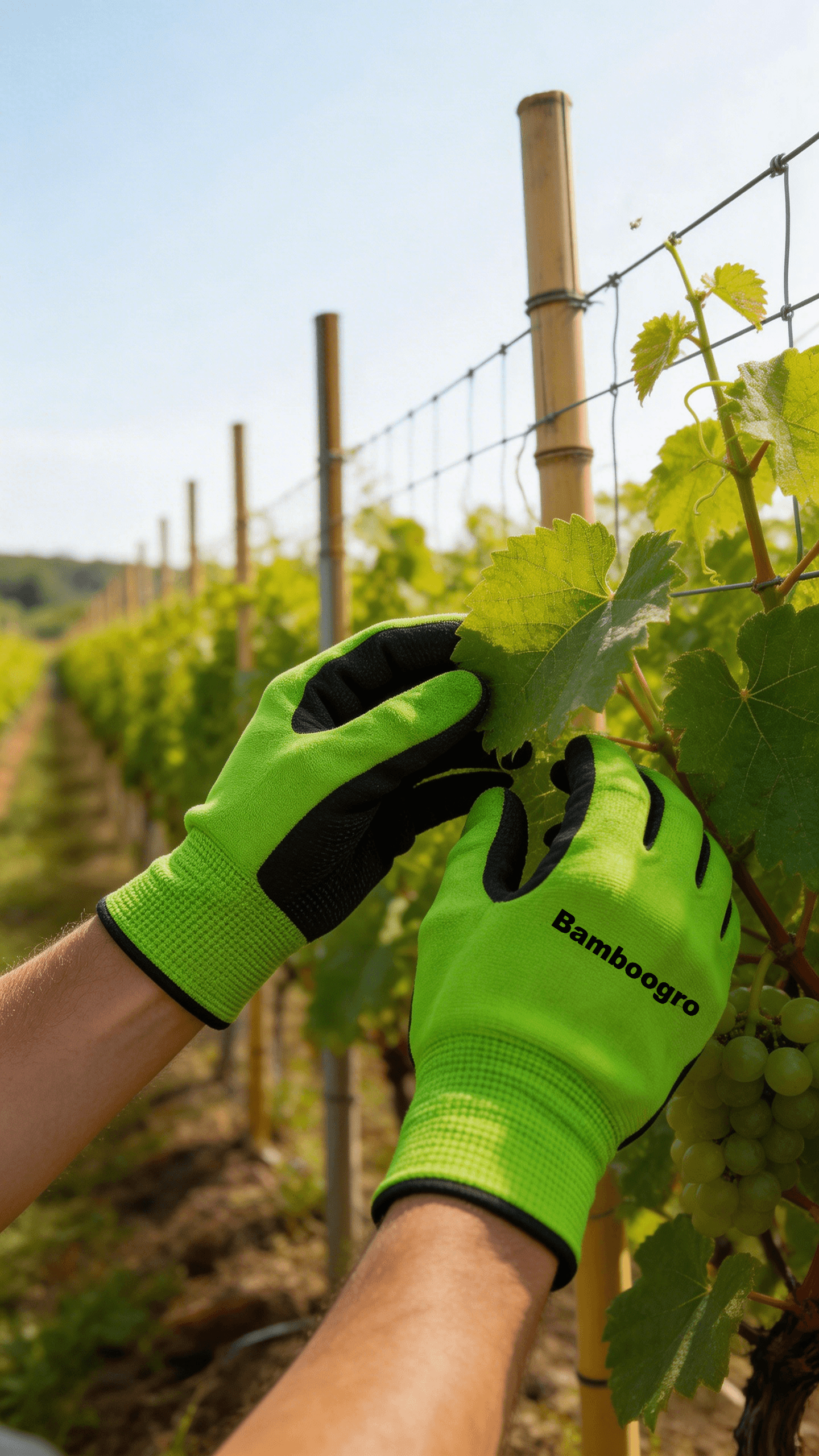 Protective work gloves used for gardening and farm tasks