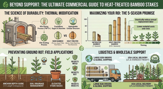 Heat-Treated Bamboo Stakes: Practical Buying and Care Guide