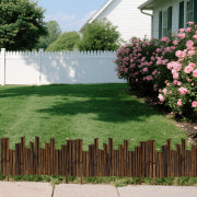 Natural garden border edging
