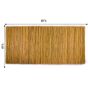 Bamboo or natural garden fence screening