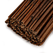Bamboo garden fence screening for outdoor privacy