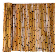 burnt bamboo fence roll for outdoor garden privacy screening