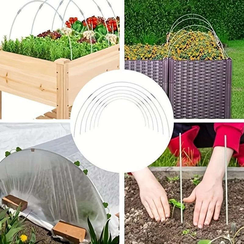 Green Fiberglass Plant Stakes (4' & 5') | Garden Support Rods