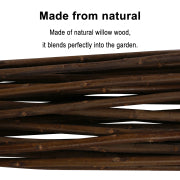 60'' H*15'' W Expandable Willow Twig Round Teepee Trellis