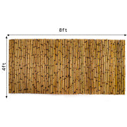 Bamboo or natural garden fence screening