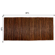 Bamboo or natural garden fence screening