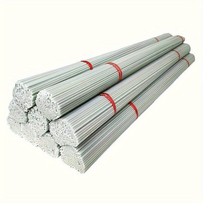 green fiberglass plant stakes with pointed end for garden support