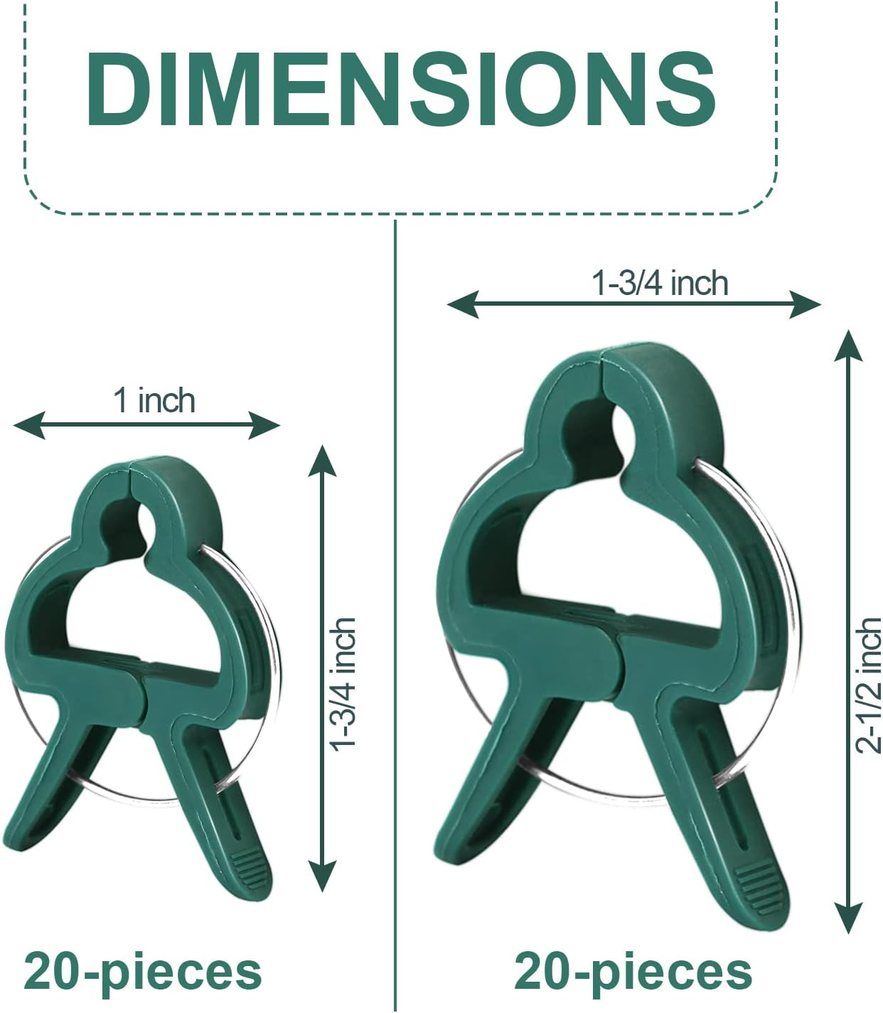 garden plant support clips for stems vines and tomato plants