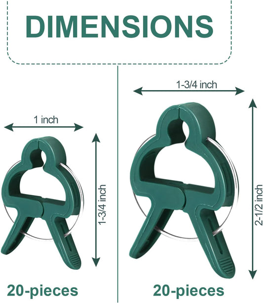 garden plant support clips for stems vines and tomato plants