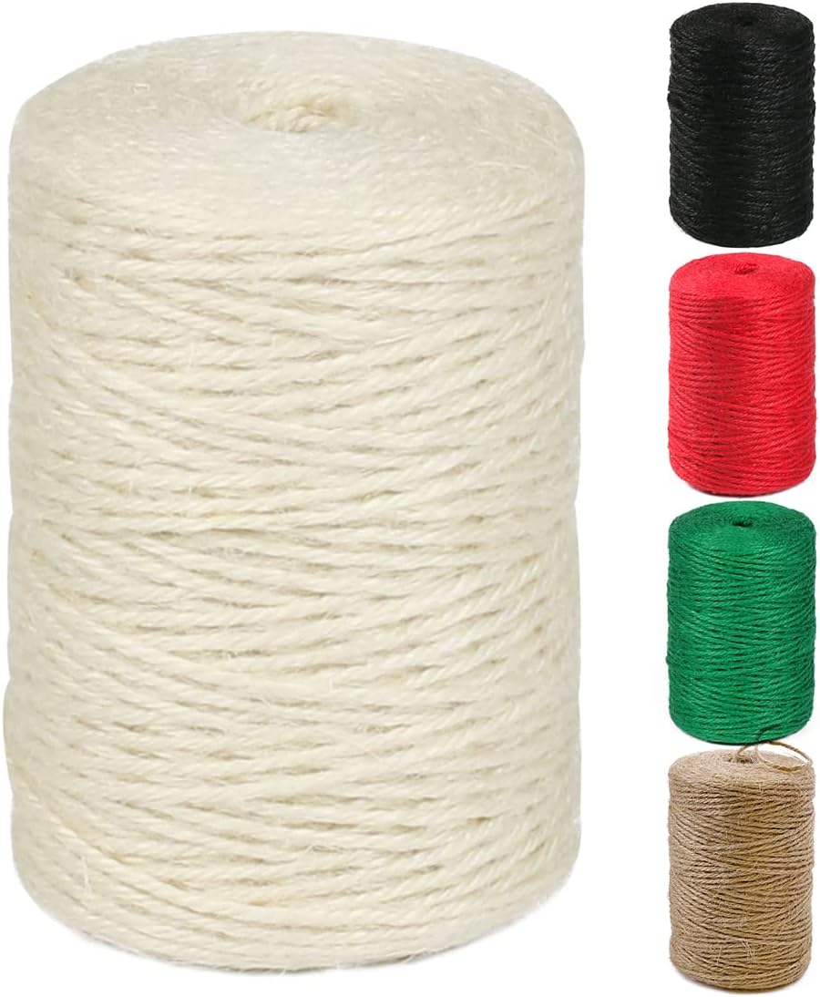Natural Jute Twine – Garden, Craft, Gift Wrapping & Macrame String