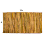 6 ft x 8 ft Natural Bamboo Cane Fence – Garden Privacy Screen