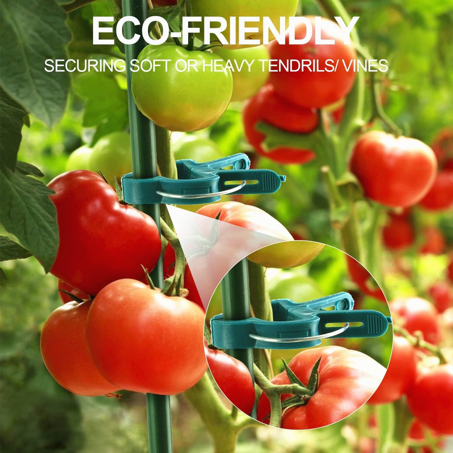 Plant Support Clips – Tomato, Vine & Flower Garden Clips