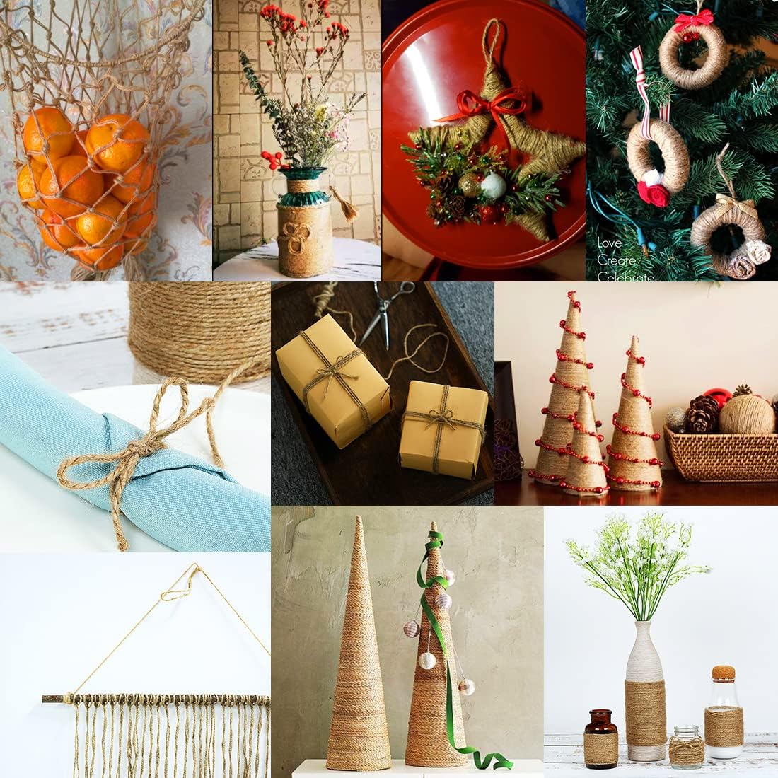 Natural Jute Twine – Garden, Craft, Gift Wrapping & Macrame String