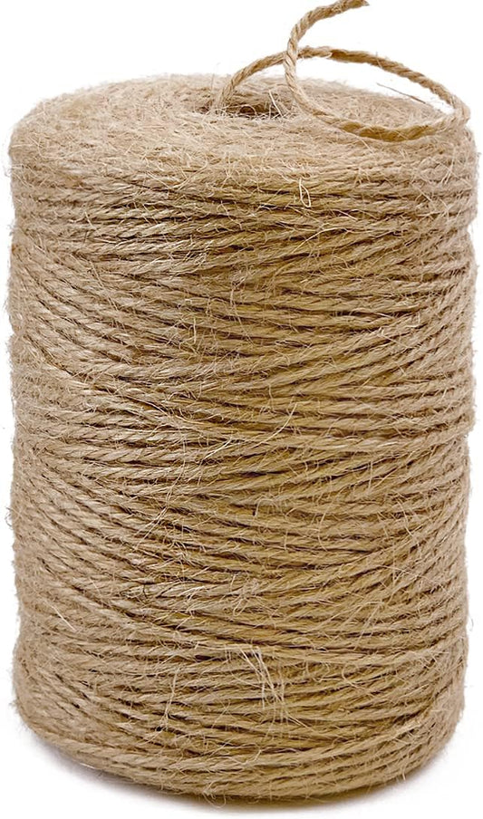 natural jute twine string for gardening crafts and gift wrapping