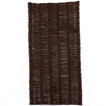 72'' H x 48'' W Brown Wood Fencing