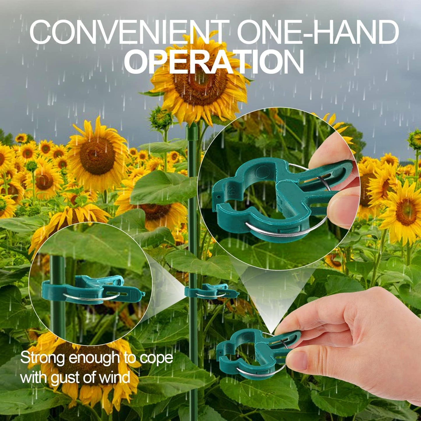 Plant Support Clips – Tomato, Vine & Flower Garden Clips