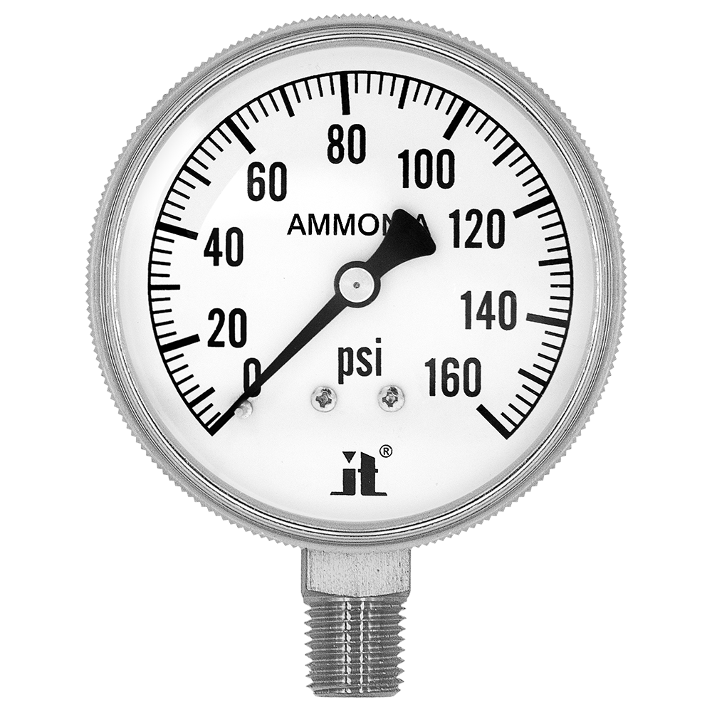 Zenport APG160 Ammonia Gas Pressure Gauge, 160 PSI
