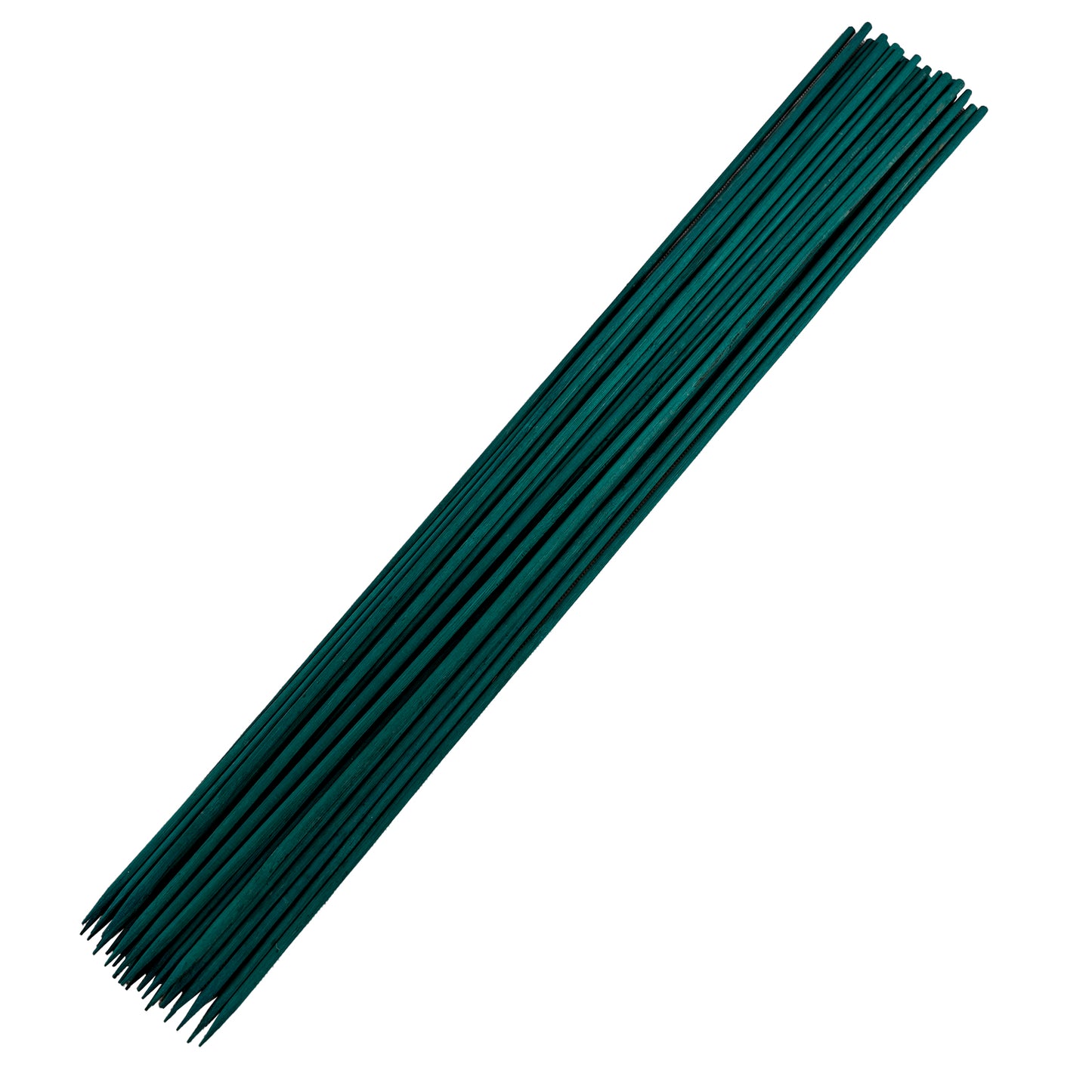 Green Dyed Bamboo Flower Stakes - Plant Support Garden Stakes
