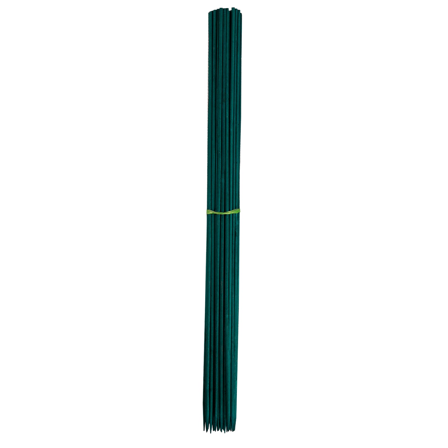 Green Dyed Bamboo Flower Stakes - Plant Support Garden Stakes