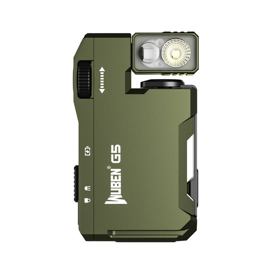 WUBEN G5 Green 400 Lumens EDC Keychain Compact Rechargeable Flashlight