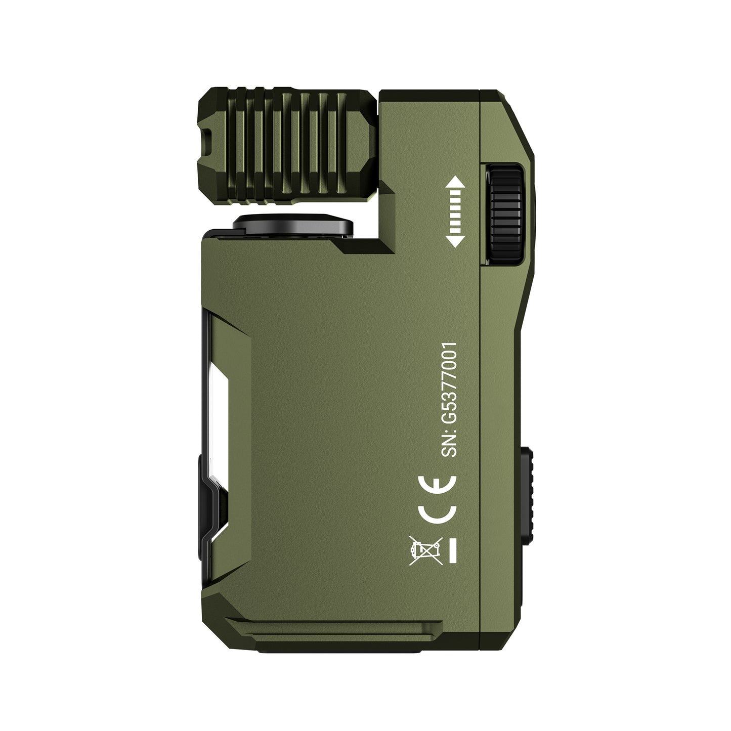 green WUBEN G5 flashlight with rotatable head for work lighting