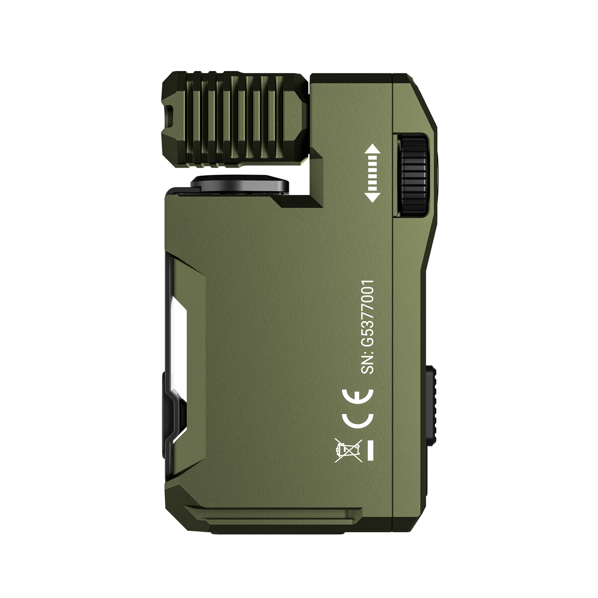 green WUBEN G5 flashlight with rotatable head for work lighting