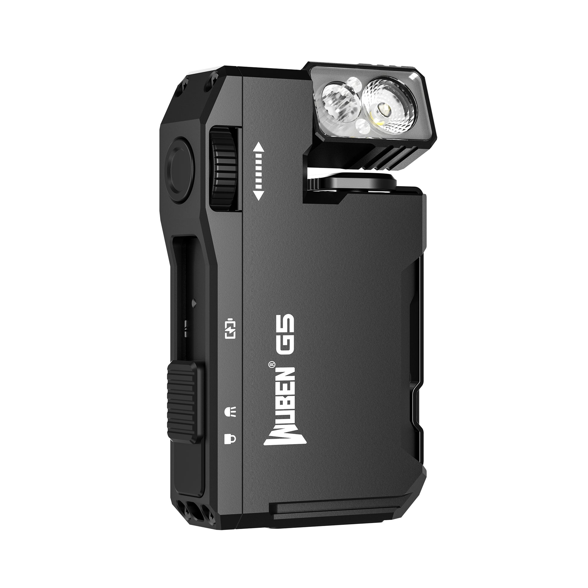 WUBEN G5 Black 400 Lumens Rechargeable EDC Keychain Flashlight product image for outdoor and work lighting
