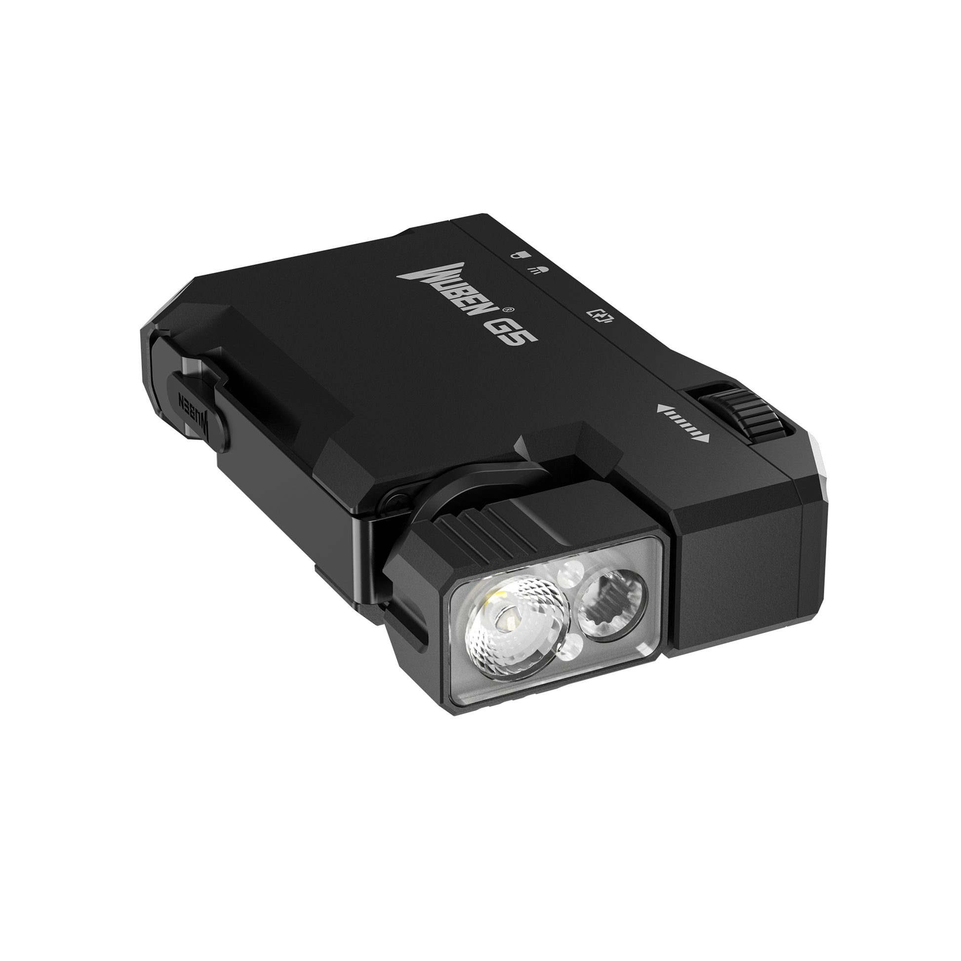 WUBEN G5 Black 400 Lumens Rechargeable EDC Keychain Flashlight product image for outdoor and work lighting