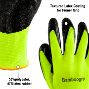 8-240 Pairs Latex Nitrile Coated Work Gloves - Green Safety Gloves with Knit Wrist (Medium)