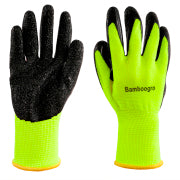8-240 Pairs Latex Nitrile Coated Work Gloves - Green Safety Gloves with Knit Wrist (Medium)