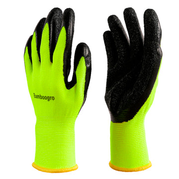 8-240 Pairs Latex Nitrile Coated Work Gloves - Green Safety Gloves with Knit Wrist (Medium)