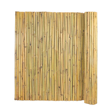 natural rolled bamboo fence for outdoor garden privacy screening
