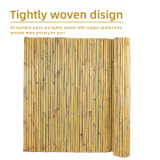 natural bamboo fence roll for garden boundary and privacy projects
