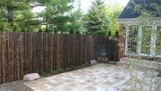 Natural Black Bamboo Fence 72" H x 96" L
