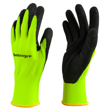 6-120 Pairs Cut-Resistant Nitrile Gardening Gloves - Double-Coated Work Gloves (Green, Medium)