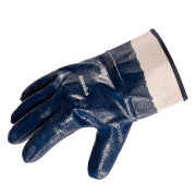 6-120 Pairs Fully Coated Nitrile Work Gloves - Oil & Acid Resistant (Blue, Unisex)