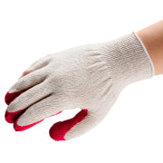 10-300 pairs (Medium，red)Red Palm Latex Dipped Work Gloves with Nitrile Coating - Cotton Polyester Shell for Safety Protection-10-300 pairs (Medium，red)