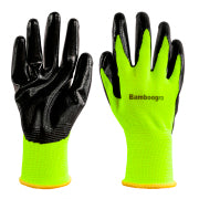 8-240 Pairs PU Coated Work Gloves - 13 Gauge Seamless Knit Safety Gloves (Green, Medium)